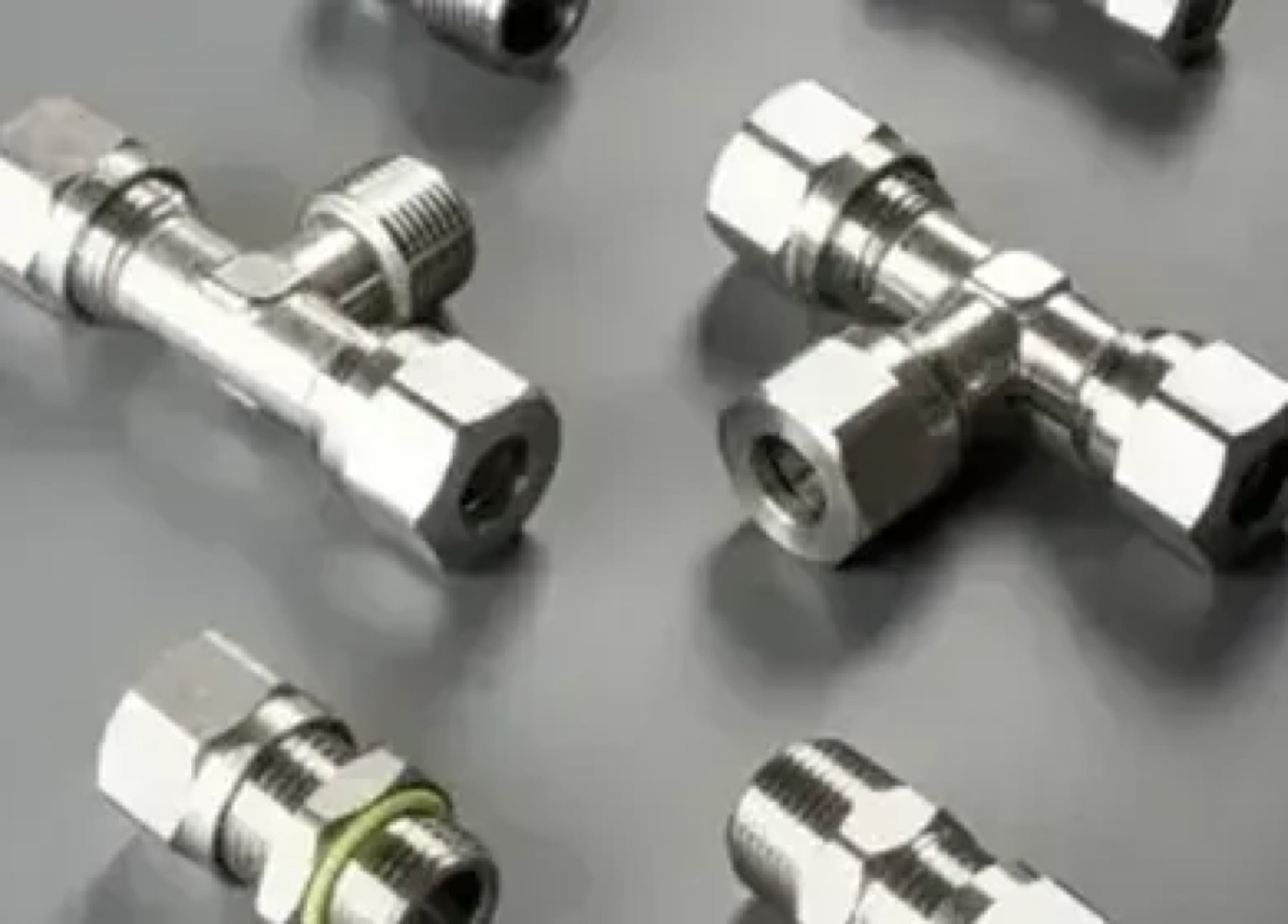 Aignep Racorduri cu compresie din inox seria 69000