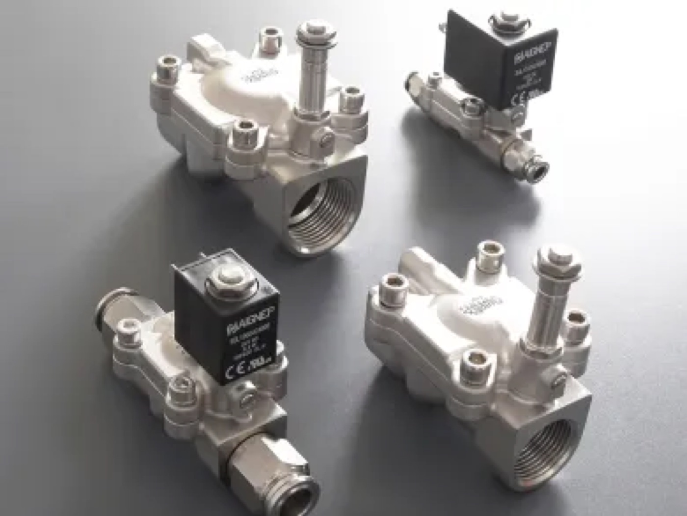 Aignep Electrovalve servo-asistate, variantă inox seria X4F