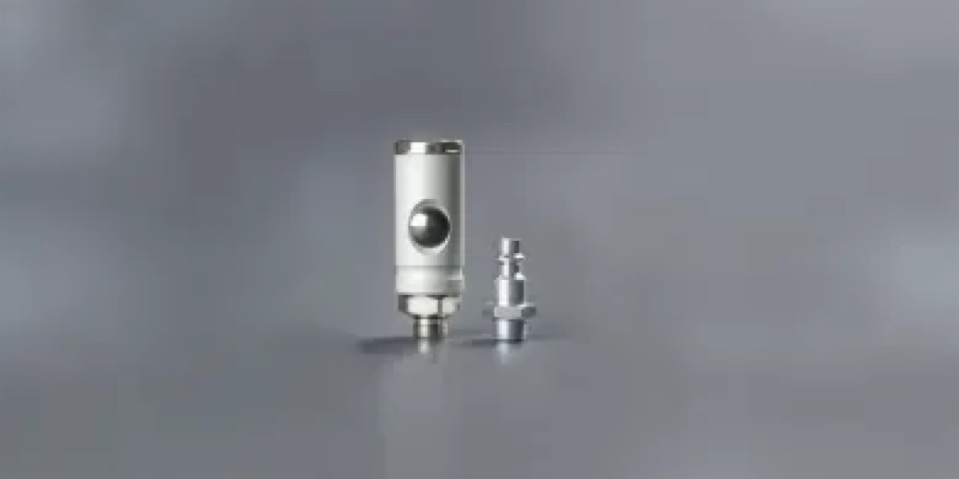 Aignep Racorduri rapide de siguranță cu buton, profil UNI ISO 6150-B-12 seria 0B120 B-12