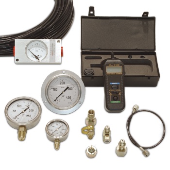 Trale · DICSA Instrumente pentru măsurarea presiunii și debitului seria Test Couplings/Manometre/Flow Tester