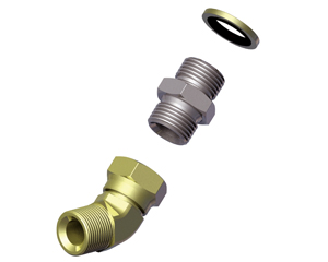 OMFB Racorduri pe refulare seria CONNECTORS ON DELIVERY SIDE 45° · 90°