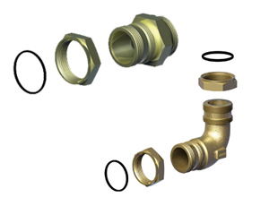 OMFB Racorduri pentru robineți de aspirație seria GATE VALVE CONNECTORS ON SUCTION SIDE