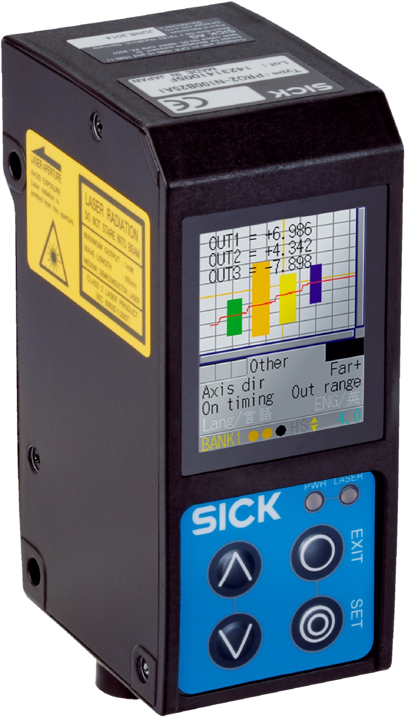 SICK Senzori laser 2D de profil seria Profiler