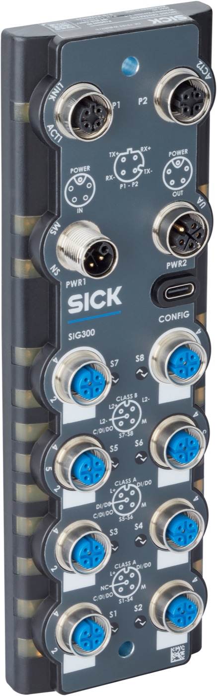 SICK Masteri IO-Link cu opt porturi seria SIG300 / SIG350