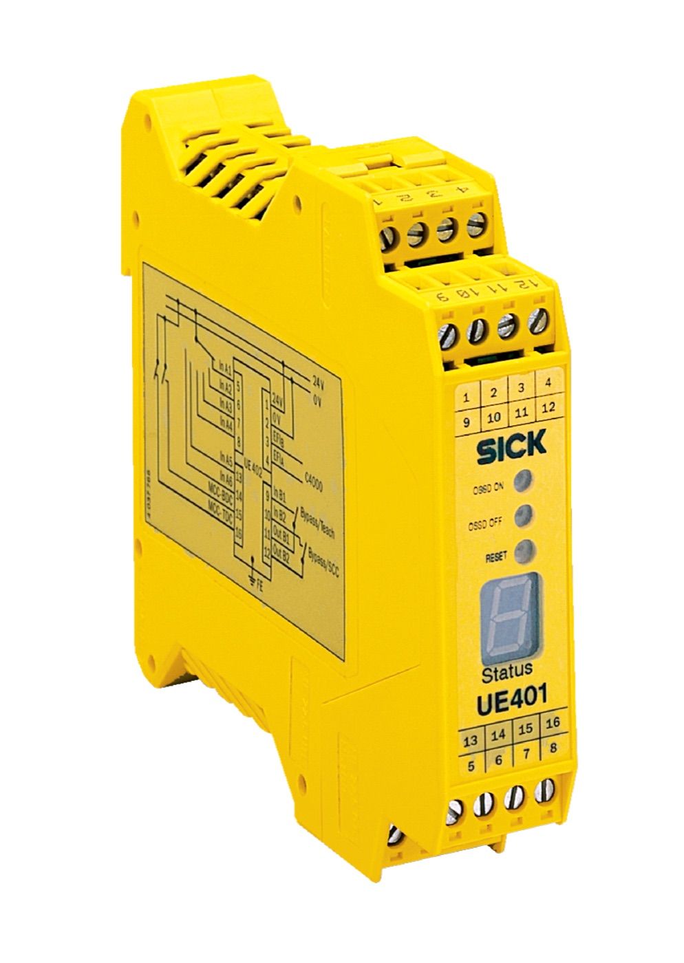 SICK Unități de evaluare și amplificatoare de comutare de siguranță seria UE401 / UE402 / UE403